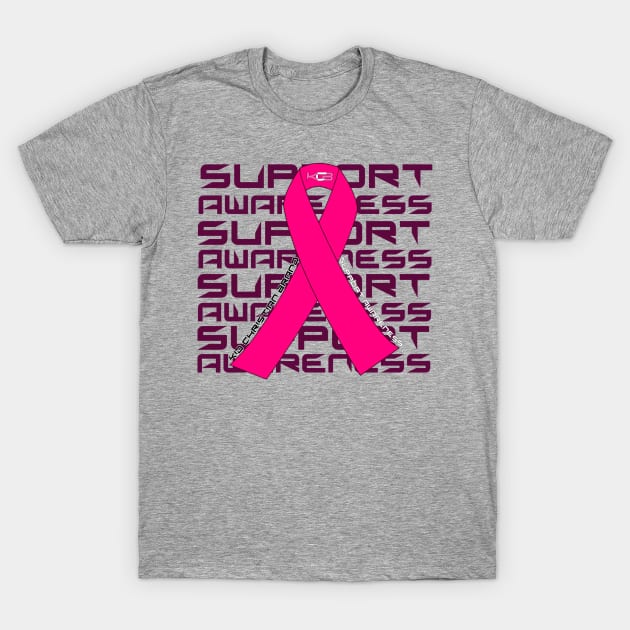 KC BRAND Breast Cancer Awareness 2 T-Shirt by KCBRAND21